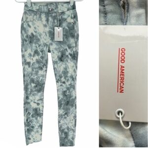 Good American NWT Good Legs Skinny Jeans Tie Dye